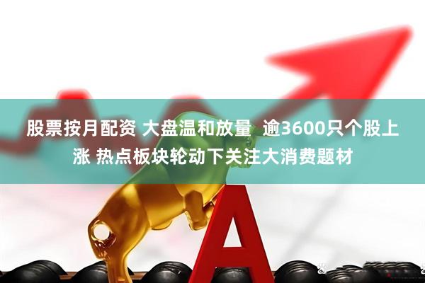 股票按月配资 大盘温和放量  逾3600只个股上涨 热点板块轮动下关注大消费题材