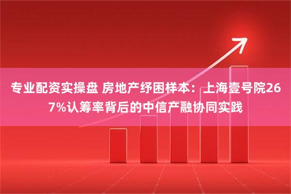 专业配资实操盘 房地产纾困样本：上海壹号院267%认筹率背后的中信产融协同实践