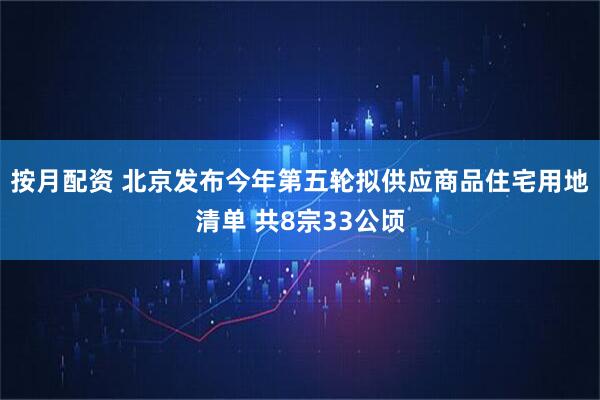 按月配资 北京发布今年第五轮拟供应商品住宅用地清单 共8宗33公顷